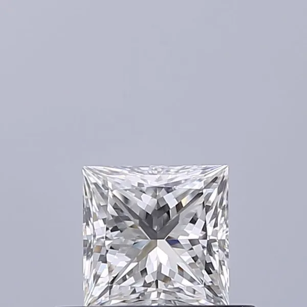 0.42ct PRINCESS F VVS1 Natural diamond