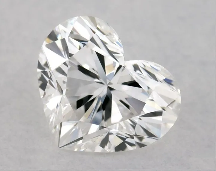 0.73ct HEART F IF Natural diamond