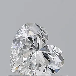 0.58ct HEART F VVS1 Natural diamond