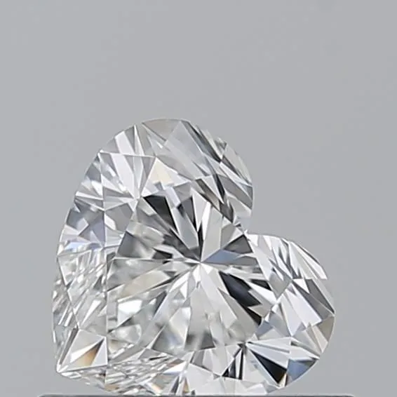 0.58ct HEART F VVS1 Natural diamond