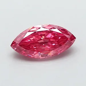 1.01ct MARQUISE Fancy Vivid Pink VS1 Coloured Lab diamond