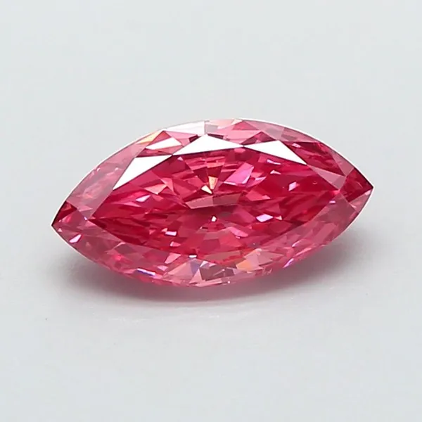 1.01ct MARQUISE Fancy Vivid Pink VS1 Coloured Lab diamond