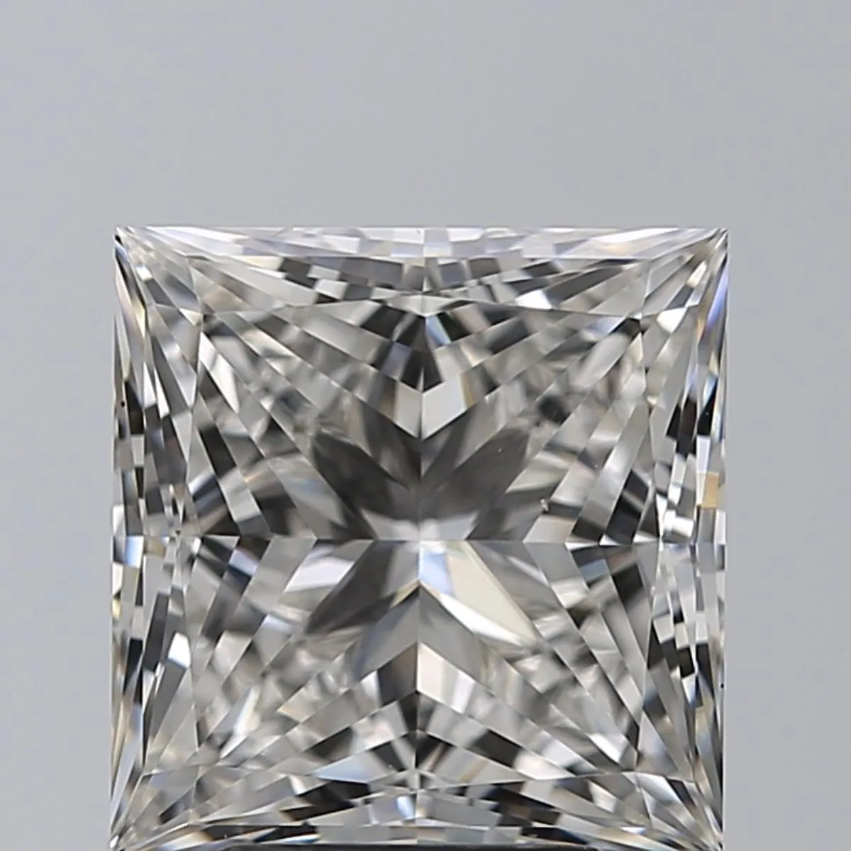 4.01ct PRINCESS Fancy Intense Greenish Blue VS1 Coloured Lab diamond