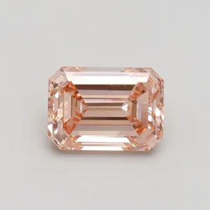 1ct EMERALD Fancy Intense Pink VS2 Coloured Lab diamond