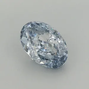 1.01ct OVAL Fancy Intense Blue VVS1 Coloured Lab diamond