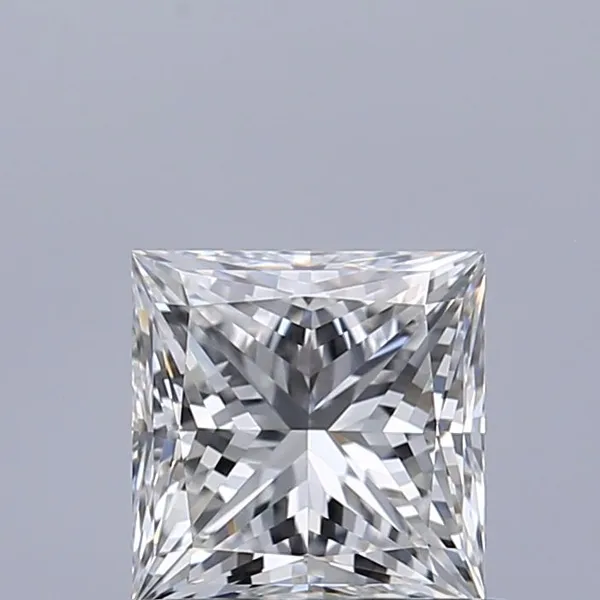 0.7ct PRINCESS F VVS1 Natural diamond