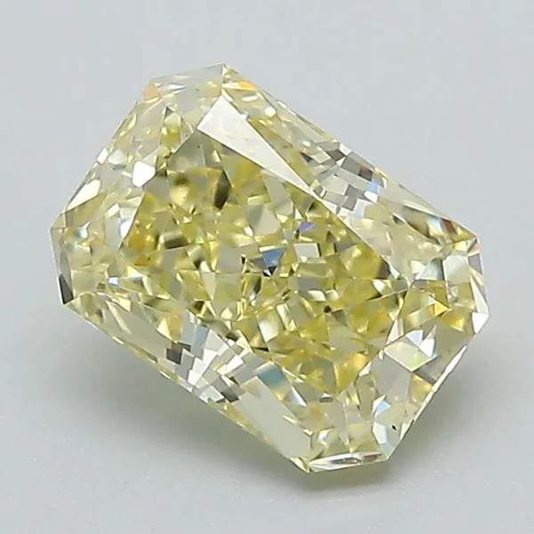 1.41ct RADIANT Fancy Intense Yellow VS1 Coloured Lab diamond