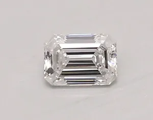 0.44ct EMERALD D VVS1 Lab diamond