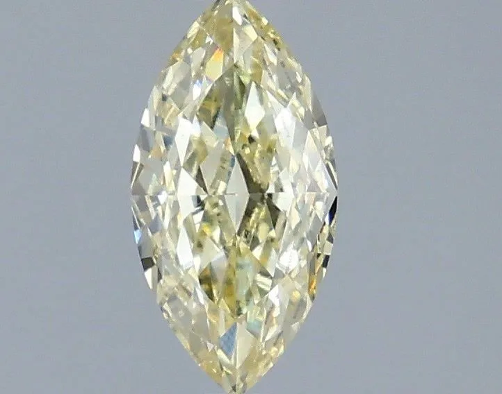 1.08ct MARQUISE Fancy Light Yellow VS1 Coloured Lab diamond