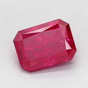 0.97ct RADIANT Fancy Vivid Pink VS1 Coloured Lab diamond