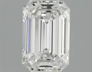 0.4ct EMERALD E VS2 Natural diamond