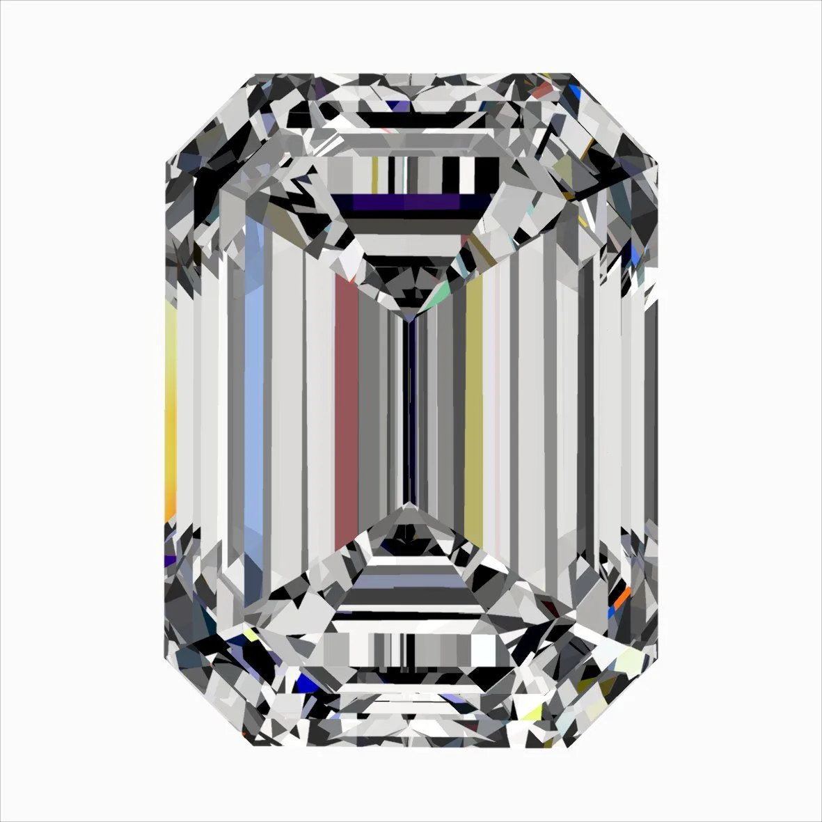 0.40ct EMERALD G VS1 Natural diamond