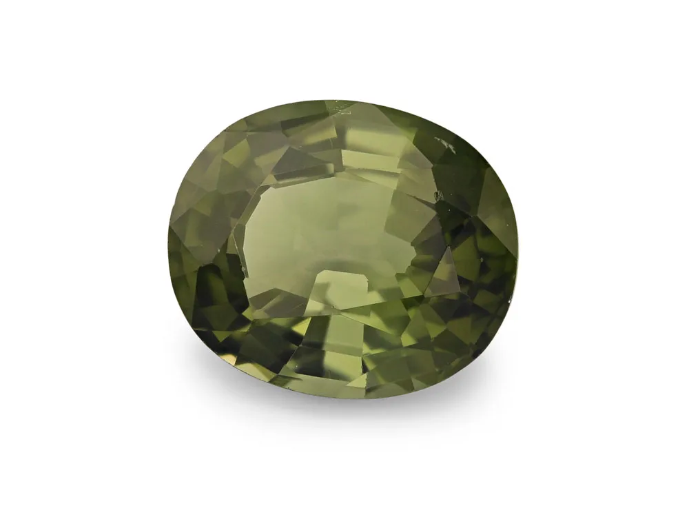 1.38ct Green Tourmaline, Oval gemstone