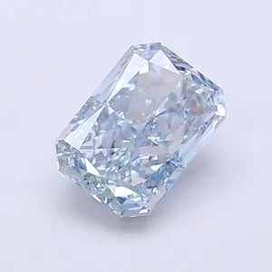 1.01ct RADIANT Fancy Vivid Blue VS1 Coloured Lab diamond
