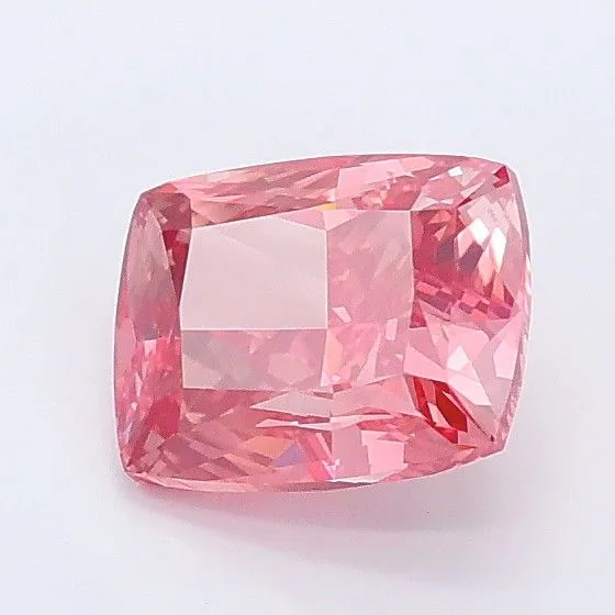 1.02ct CUSHION Fancy Vivid Pink VVS2 Coloured Lab diamond