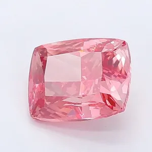 1.02ct CUSHION Fancy Vivid Pink VVS2 Coloured Lab diamond