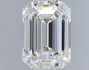 0.43ct EMERALD F VVS1 Natural diamond