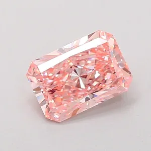 1.19ct RADIANT Fancy Intense Pink VS1 Coloured Lab diamond