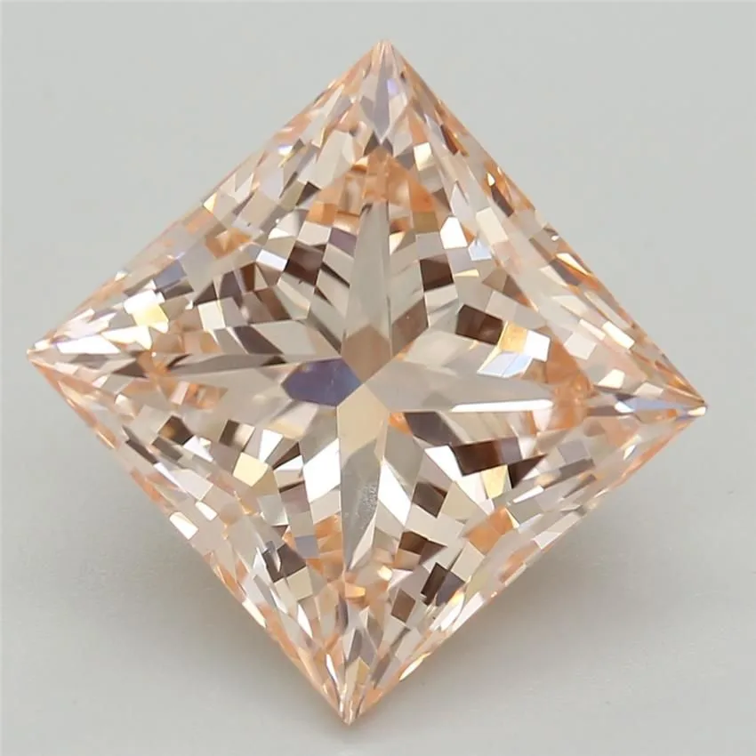 3.03ct PRINCESS Fancy Intense Pink VS1 Coloured Lab diamond