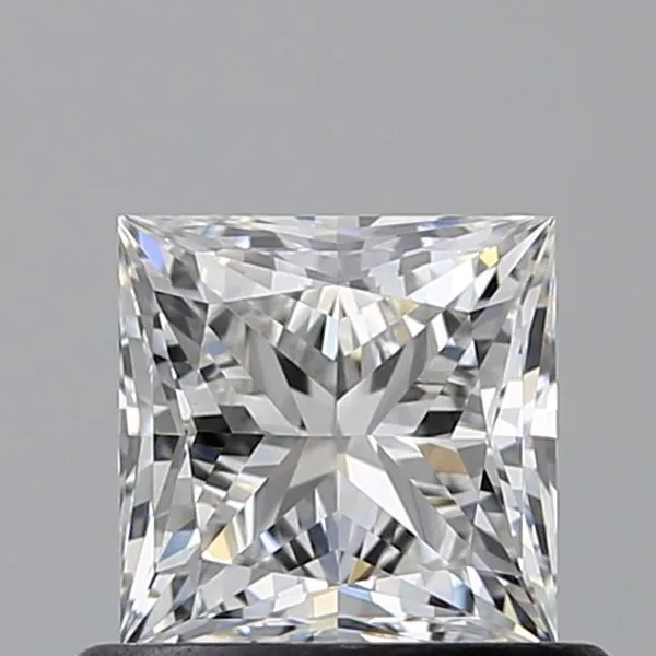 0.73ct PRINCESS F VVS2 Natural diamond