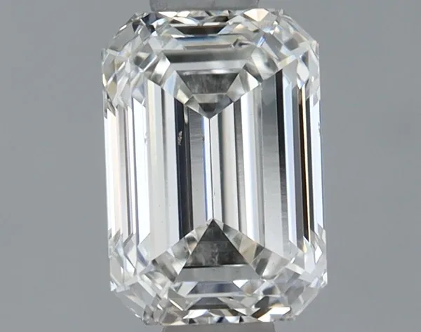 0.73ct EMERALD F VS1 Lab diamond
