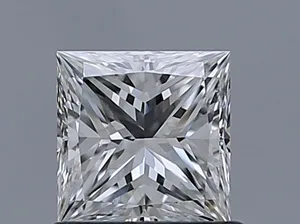 0.71ct PRINCESS F VVS1 Natural diamond