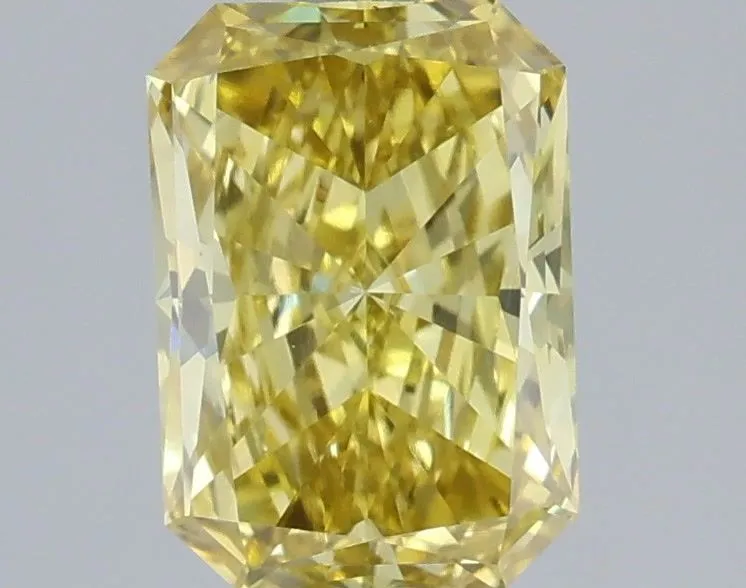 1.03ct RADIANT Fancy Intense Yellow VVS2 Coloured Lab diamond