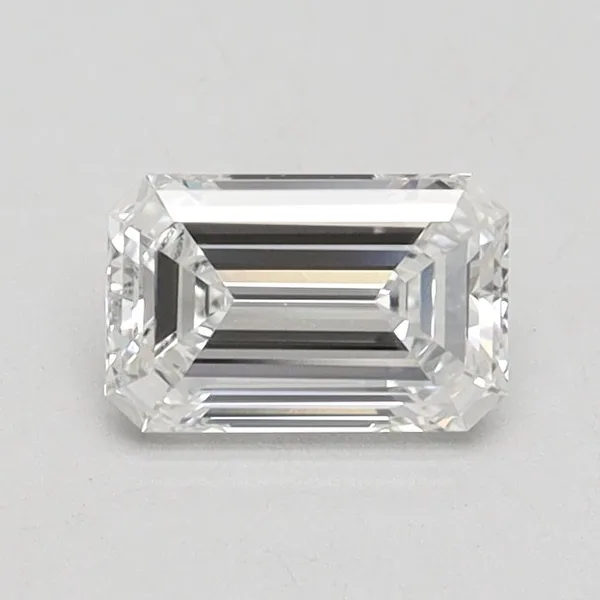 0.68ct EMERALD F VVS2 Lab diamond