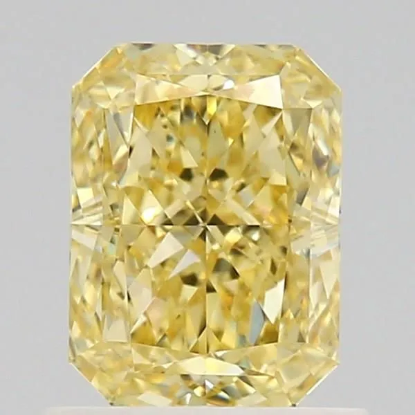 1.03ct RADIANT Fancy Intense Yellow VS1 Coloured Lab diamond