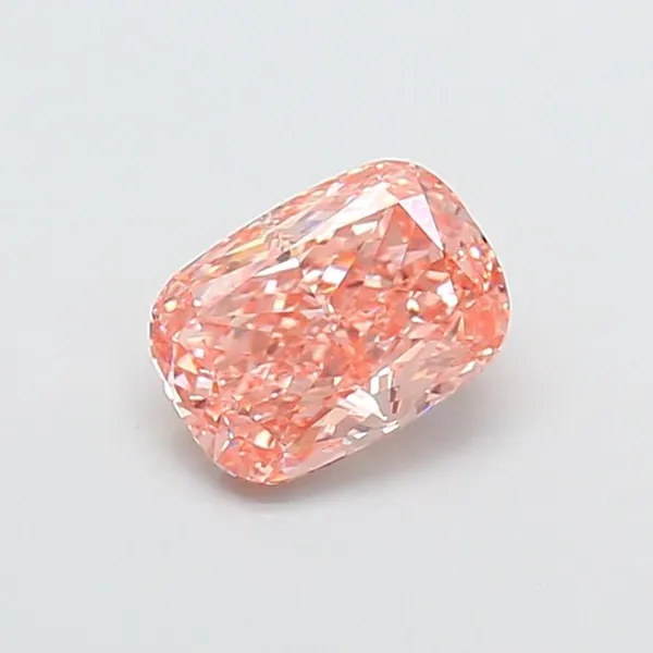 1.14ct CUSHION Fancy Vivid Pink VS1 Coloured Lab diamond