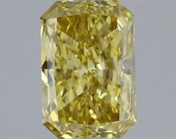 1.16ct RADIANT Fancy Intense Yellow VS1 Coloured Lab diamond