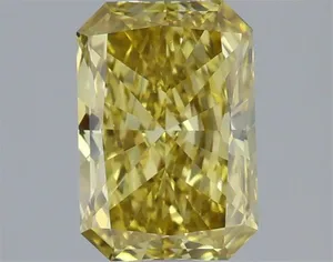 1.16ct RADIANT Fancy Intense Yellow VS1 Coloured Lab diamond