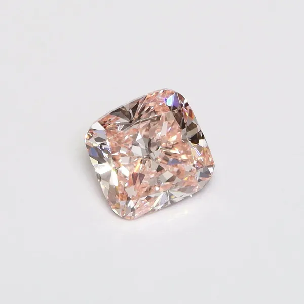 1ct CUSHION Fancy Vivid Pink VS2 Coloured Lab diamond