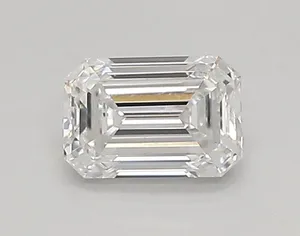 0.44ct EMERALD D VVS1 Lab diamond