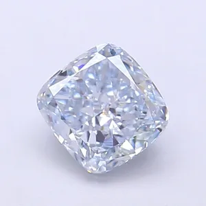 1.02ct CUSHION Fancy Blue VS2 Coloured Lab diamond