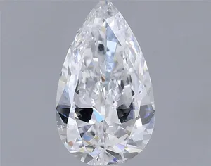 0.4ct PEAR D SI1 Natural diamond
