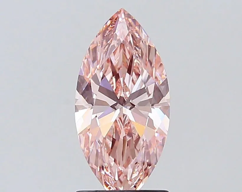 1.59ct MARQUISE Fancy Intense Pink VS1 Coloured Lab diamond