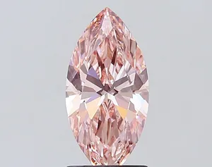 1.59ct MARQUISE Fancy Intense Pink VS1 Coloured Lab diamond