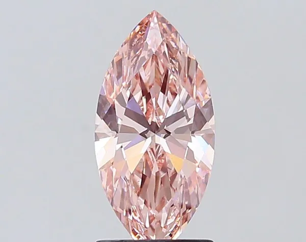 1.59ct MARQUISE Fancy Intense Pink VS1 Coloured Lab diamond