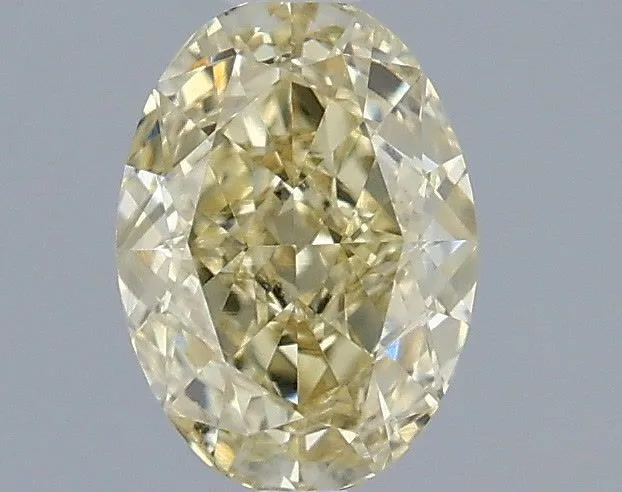 1.04ct OVAL Fancy Yellow VS1 Coloured Lab diamond