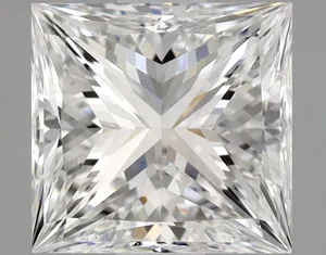 1ct PRINCESS F VS1 Natural diamond