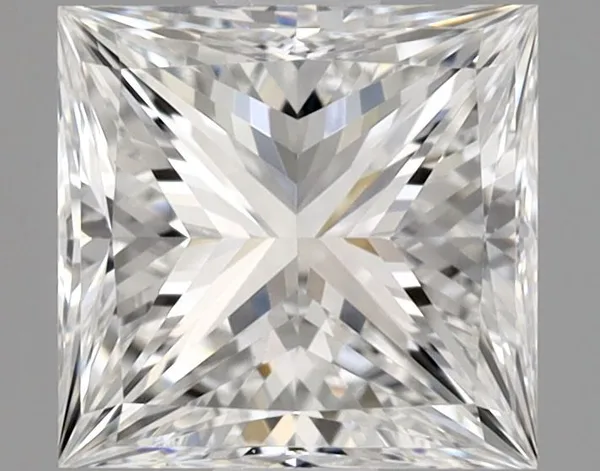 1ct PRINCESS F VS1 Natural diamond