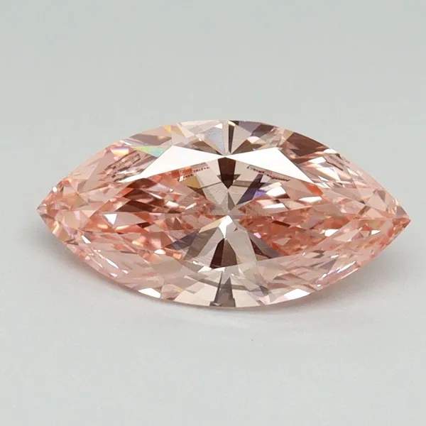 1.03ct MARQUISE Fancy Vivid Pink SI1 Coloured Lab diamond