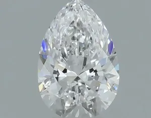 0.35ct PEAR D VVS1 Natural diamond