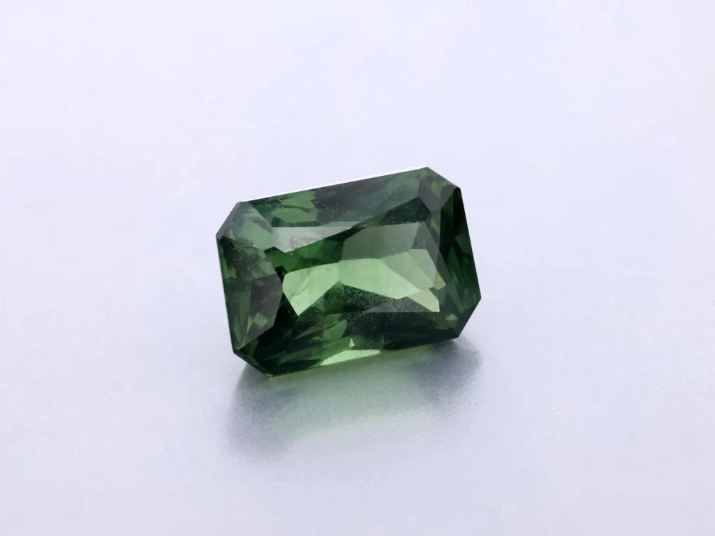 1.11ct Parti Sapphire, Emerald Cut gemstone