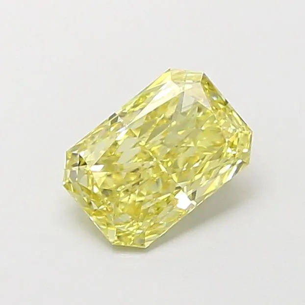 1.04ct RADIANT Fancy Yellow VVS2 Coloured Lab diamond