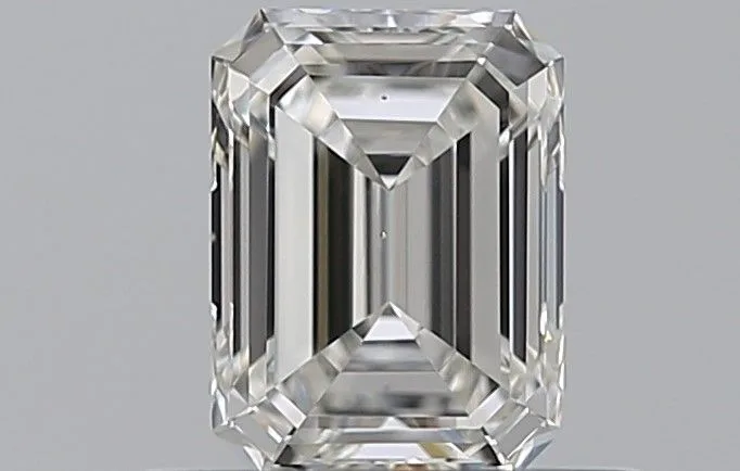 0.54ct EMERALD F VS1 Natural diamond