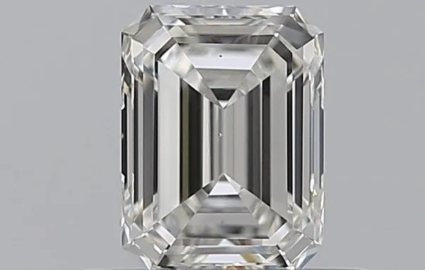 0.54ct EMERALD F VS1 Natural diamond