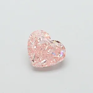 1ct HEART Fancy Intense Pink VS2 Coloured Lab diamond