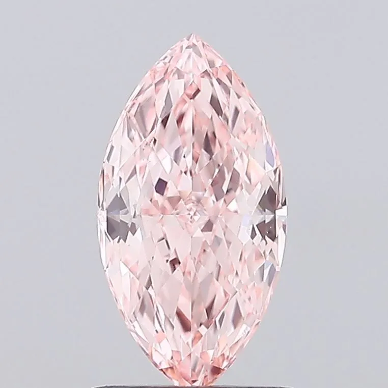 1.07ct MARQUISE Fancy Vivid Pink VVS2 Coloured Lab diamond